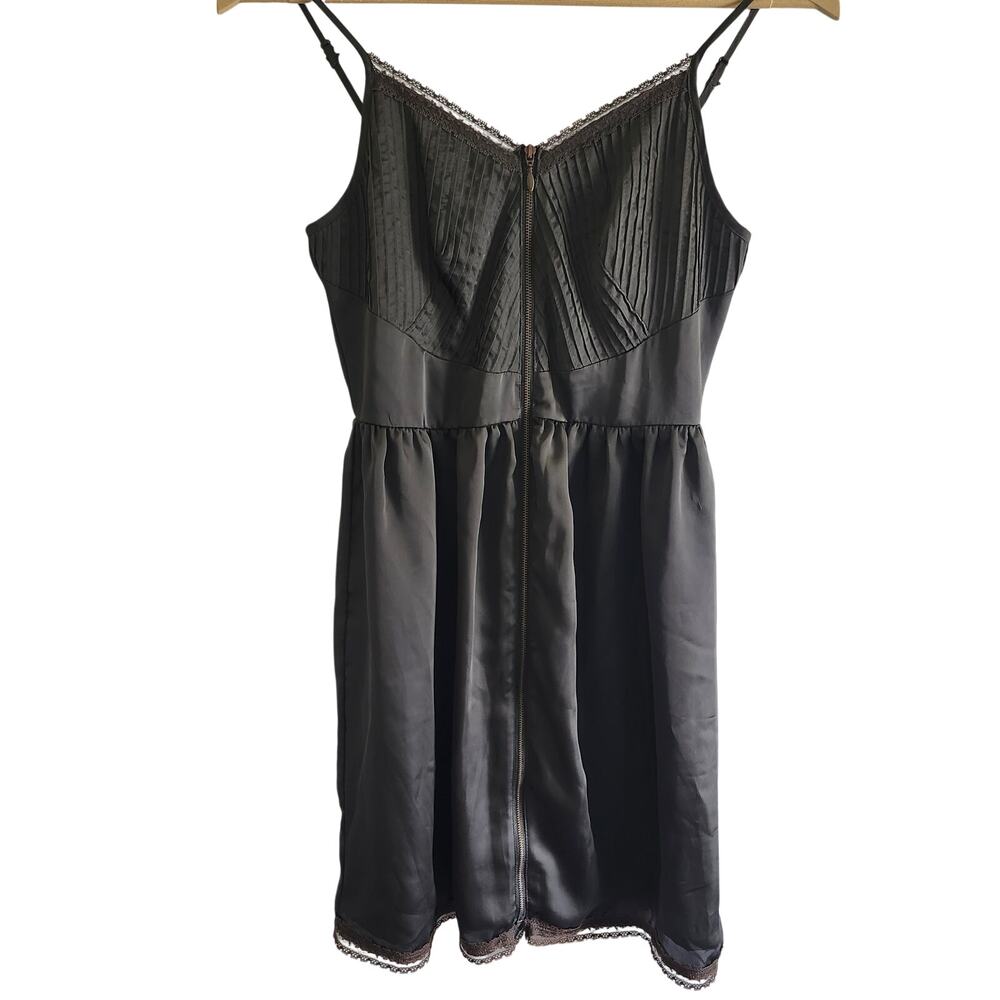 Lauren Conrad Babydoll Slip Dress Dark Green Size 2